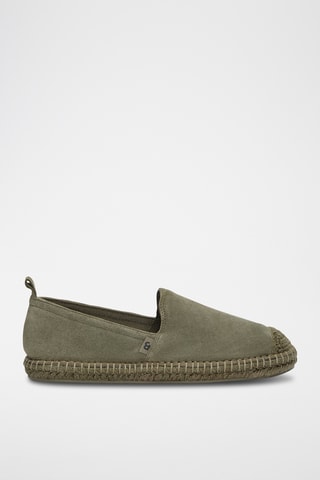 Espadrille en nubuck - Kaki