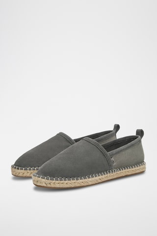 Espadrille en nubuck - Gris