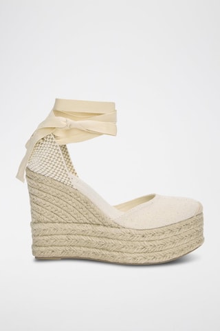 Espadrilles compensées - Beige