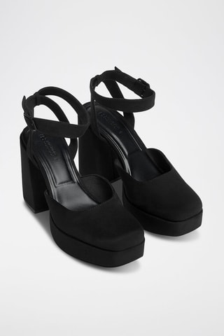 Sandales à talons - Noir