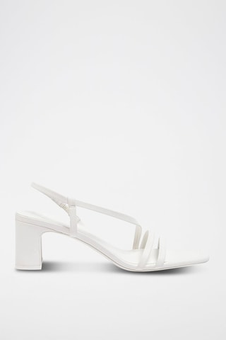 Sandales à talons Blanc