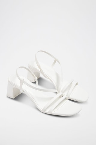 Sandales à talons Blanc