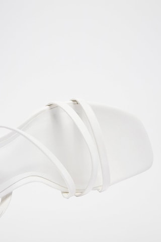 Sandales à talons Blanc