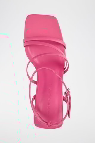 Sandales à talons - Fuchsia