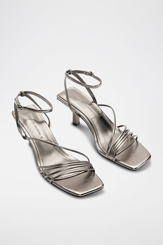Sandales à talons - Argenté