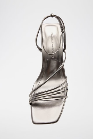 Sandales à talons - Argenté