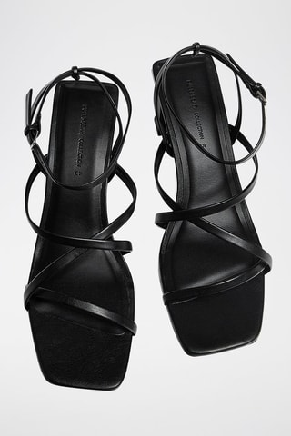 Sandales à talons - Noir