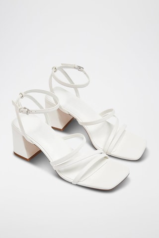 Sandales à talons - Blanc