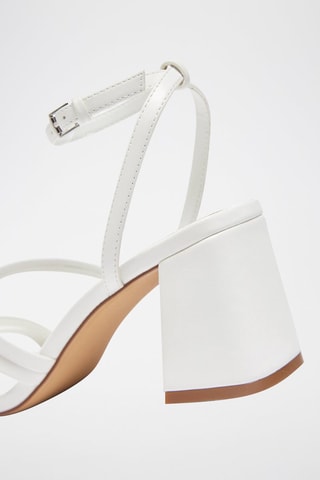 Sandales à talons - Blanc
