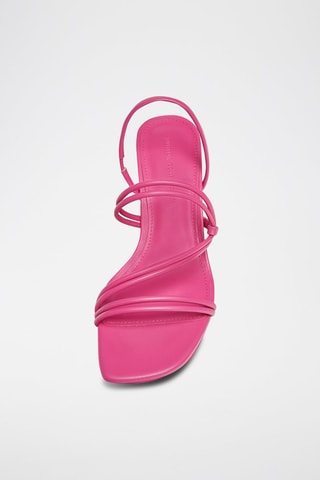 Sandales à talons - Fuchsia