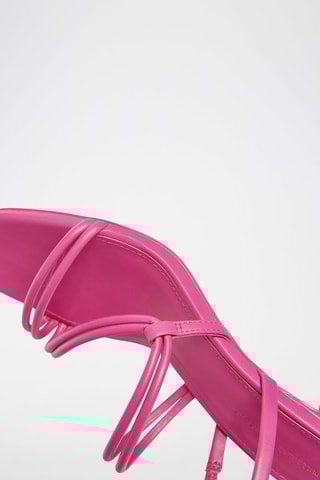 Sandales à talons - Fuchsia