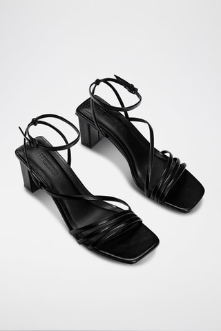 Sandales à talons - Noir