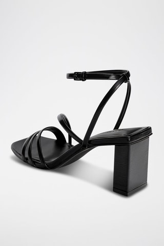 Sandales à talons - Noir