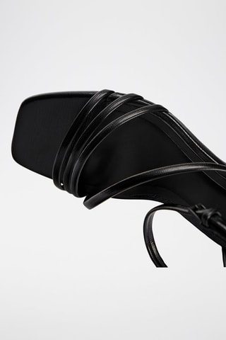 Sandales à talons - Noir