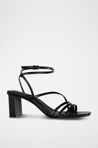 Sandales à talons - Noir