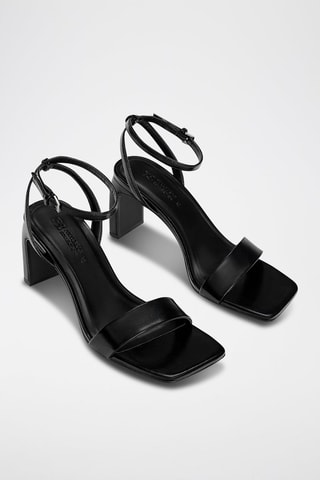 Sandales à talons - Noir