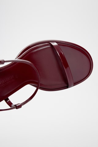 Sandales à talons - Bordeaux