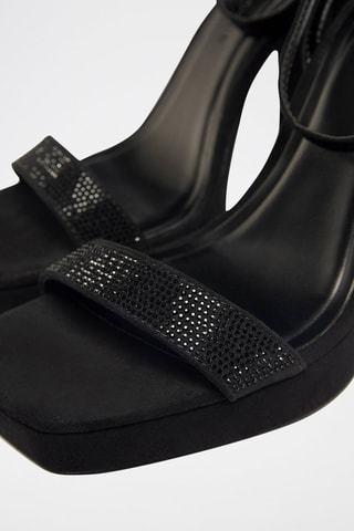 Sandales à talons - Noir