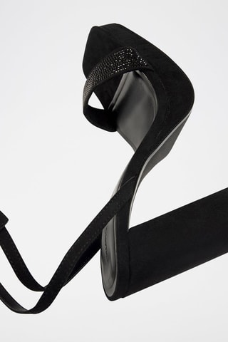 Sandales à talons - Noir