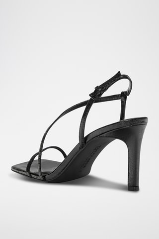 Sandales à talons - Noir