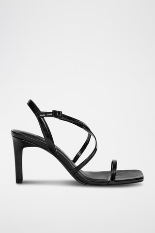 Sandales à talons - Noir