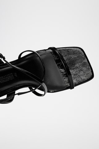 Sandales à talons - Noir