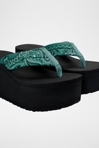 Sandales compensées - Noir