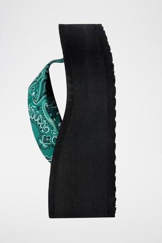 Sandales compensées - Noir