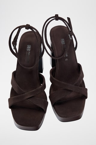 Sandales à talons - Marron foncé