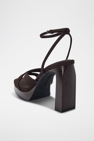 Sandales à talons - Marron foncé