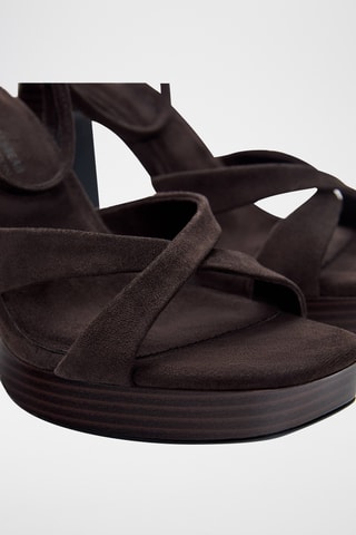 Sandales à talons - Marron foncé