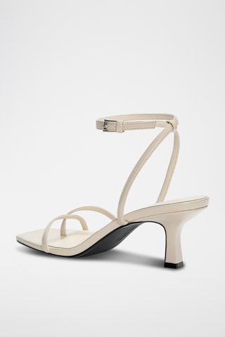 Sandales à talons - Ecru