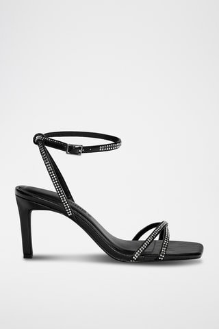 Sandales à talons - Noir