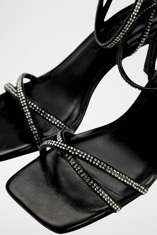 Sandales à talons - Noir