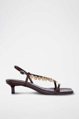 Sandales à talons - Marron foncé