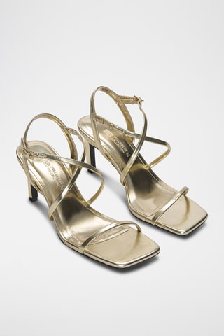 Sandales à talons - Doré
