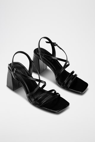 Sandales à talons - Noir