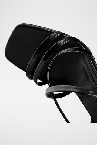 Sandales à talons - Noir