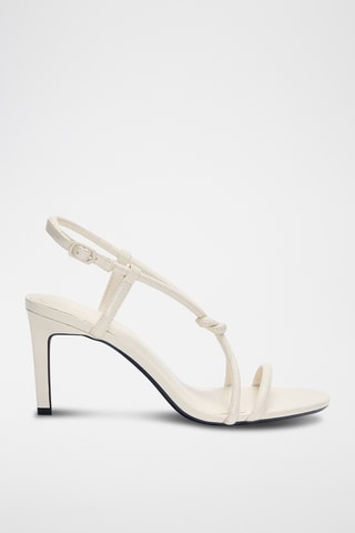 Sandales à talons - Ecru