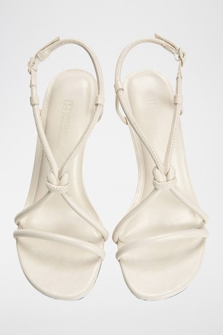 Sandales à talons - Ecru