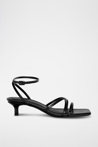 Sandales à talons - Noir