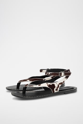 Sandales en cuir - Marron