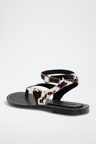 Sandales en cuir - Marron