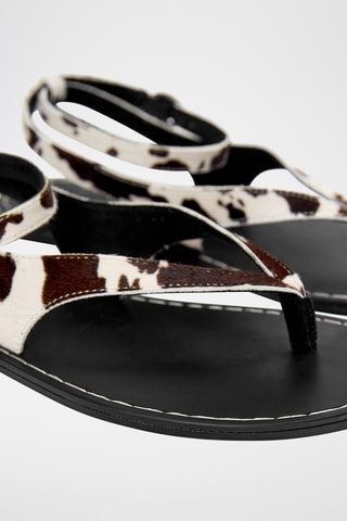 Sandales en cuir - Marron