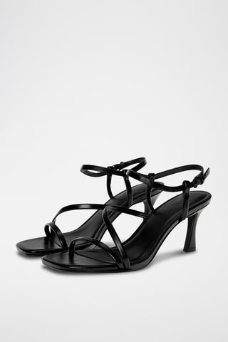 Sandales à talons - Noir