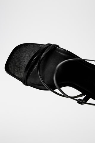 Sandales à talons - Noir