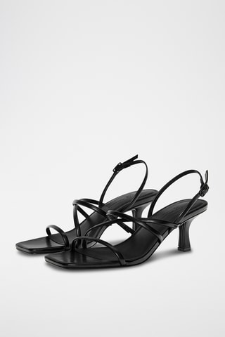Sandales à talons - Noir