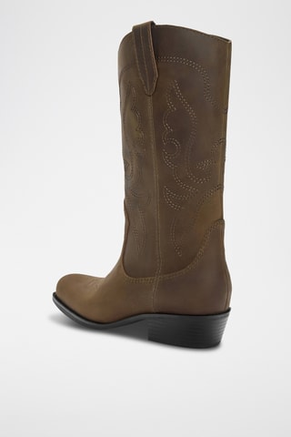 Bottes en cuir - Marron