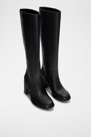 Bottes en cuir - Noir