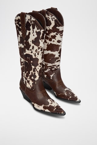Bottes en cuir - Marron